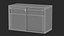 14 storage cabinets 3D model