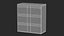 14 storage cabinets 3D model