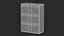 14 storage cabinets 3D model