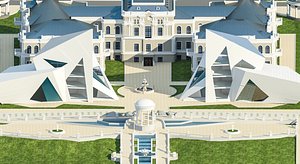 modern and classic building