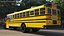 American School Bus Rigged 3D
