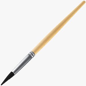 Round Paint Brush 02