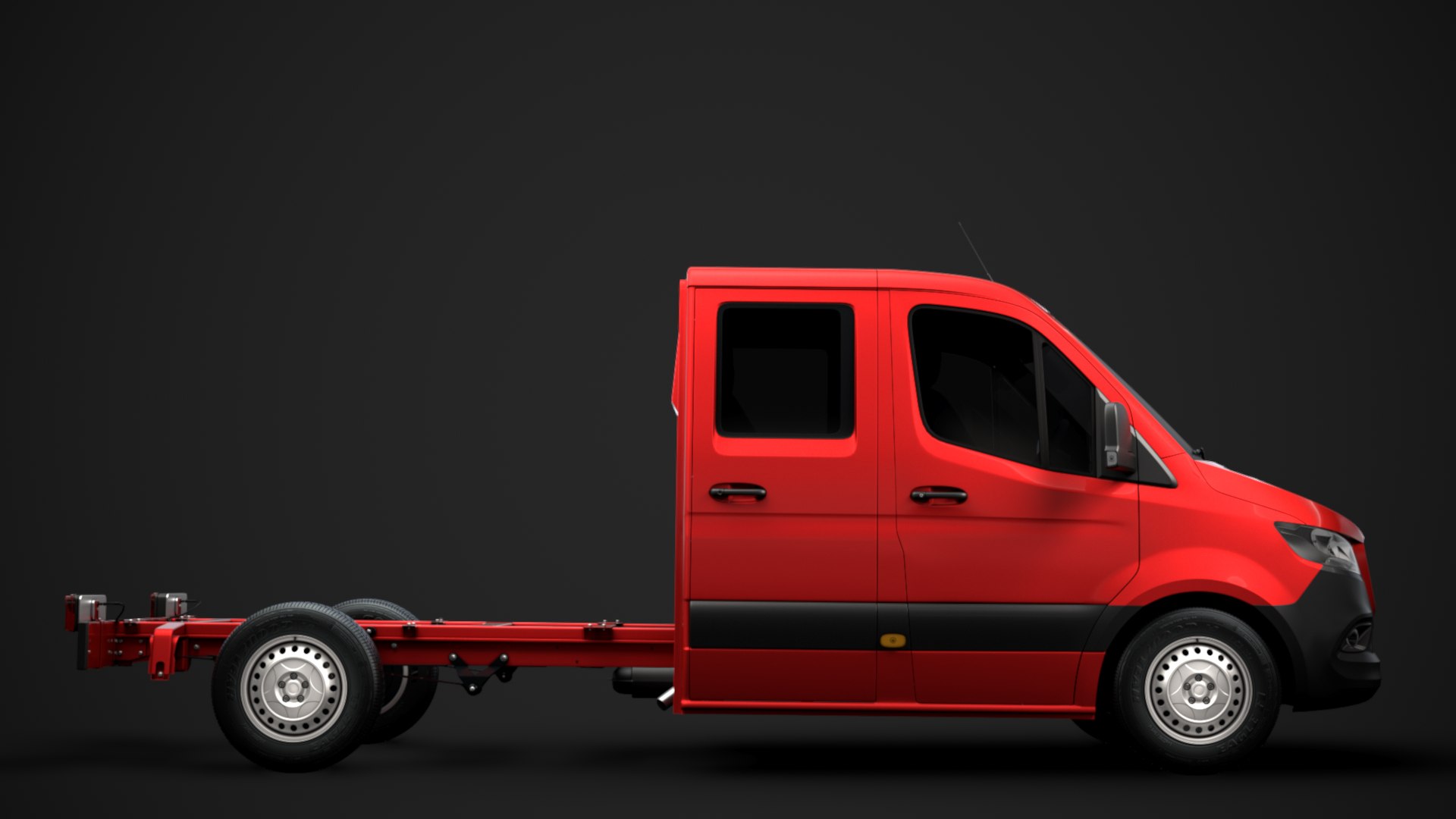 3D Model Ram Sprinter Chassis Crew - TurboSquid 1454519