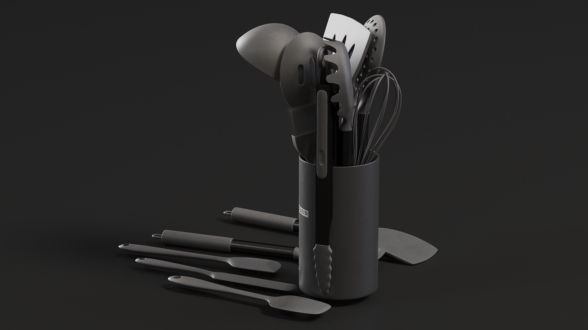 3D Kitchenware Set with Holder Metallic Black https://p.turbosquid.com/ts-thumb/Vw/XA0z7P/OF/kitchenwaresetwithholdermetallicblackvray3dmodel009/jpg/1671765164/1920x1080/fit_q87/d6b8ed6bbb568396eb7097d5c55bb36c0c6dbc67/kitchenwaresetwithholdermetallicblackvray3dmodel009.jpg