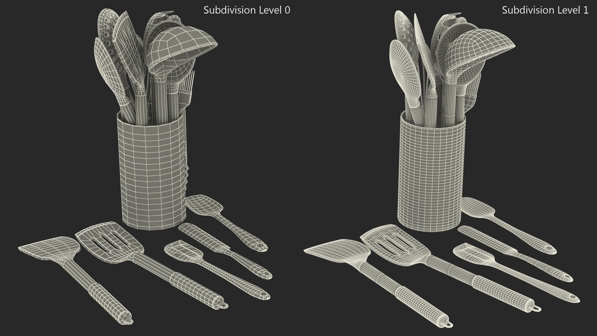 3D Kitchenware Set with Holder Metallic Black https://p.turbosquid.com/ts-thumb/Vw/XA0z7P/qP/kitchenwaresetwithholdermetallicblackvray3dmodel017/jpg/1671765190/1920x1080/fit_q87/984ae9195355059be940a6a7e312b6838c842451/kitchenwaresetwithholdermetallicblackvray3dmodel017.jpg