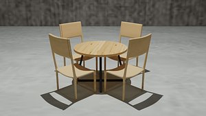 Modern Cafe Chair And Table