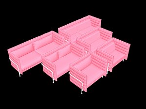 alcove sofa ronan erwan 3D model