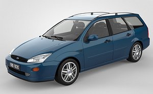 Ford Focus Estate 1999 3D model