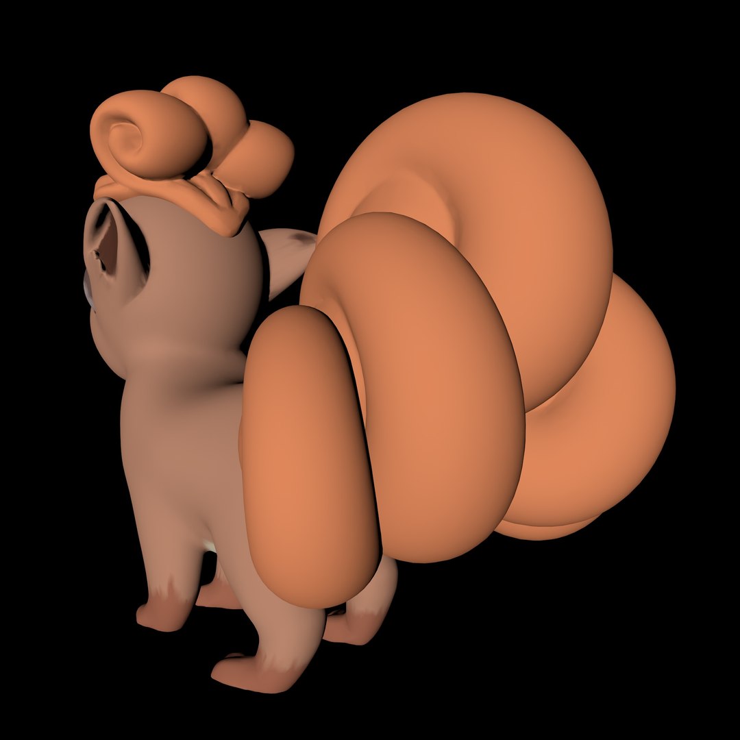 3D Model Vulpix Pokemon - TurboSquid 2066236