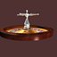 3d model of roulette wheel style