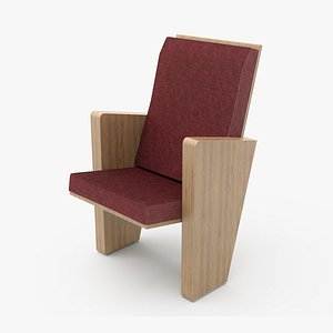 auditorium chair 3D