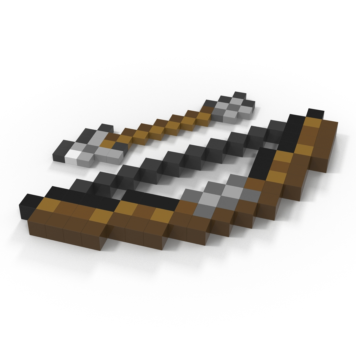 3ds minecraft bow arrow