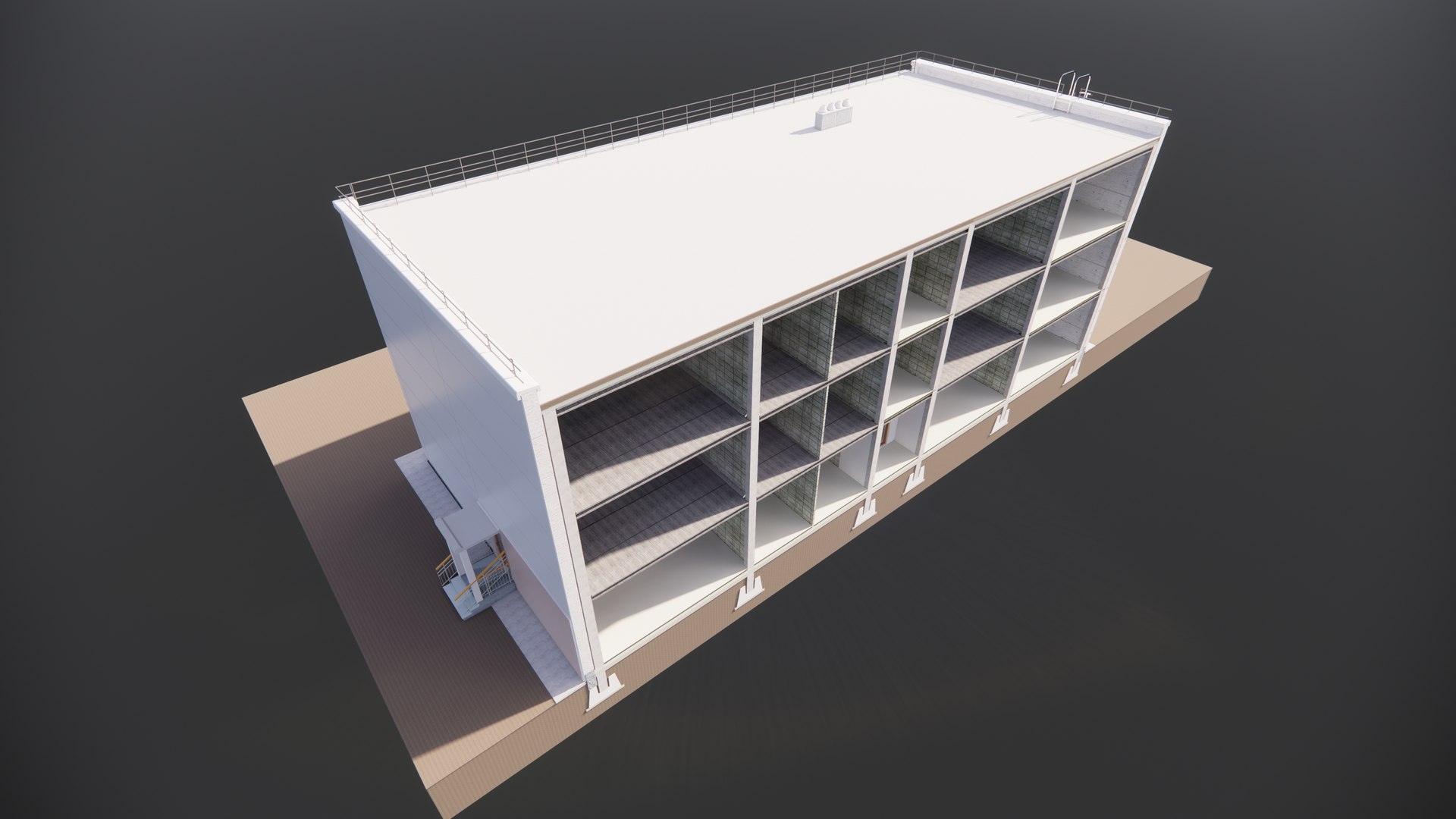 Office building model - TurboSquid 1935400