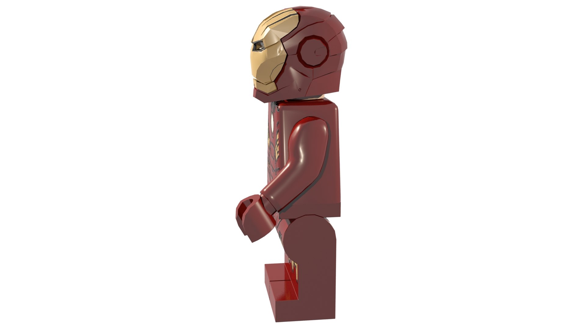 Modello 3D Lego Iron Man - TurboSquid 760989