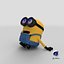 Short Two Eyed Minion Pose 4