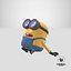Short Two Eyed Minion Pose 4