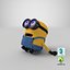 Short Two Eyed Minion Pose 4