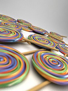 candy sweet 3d model
