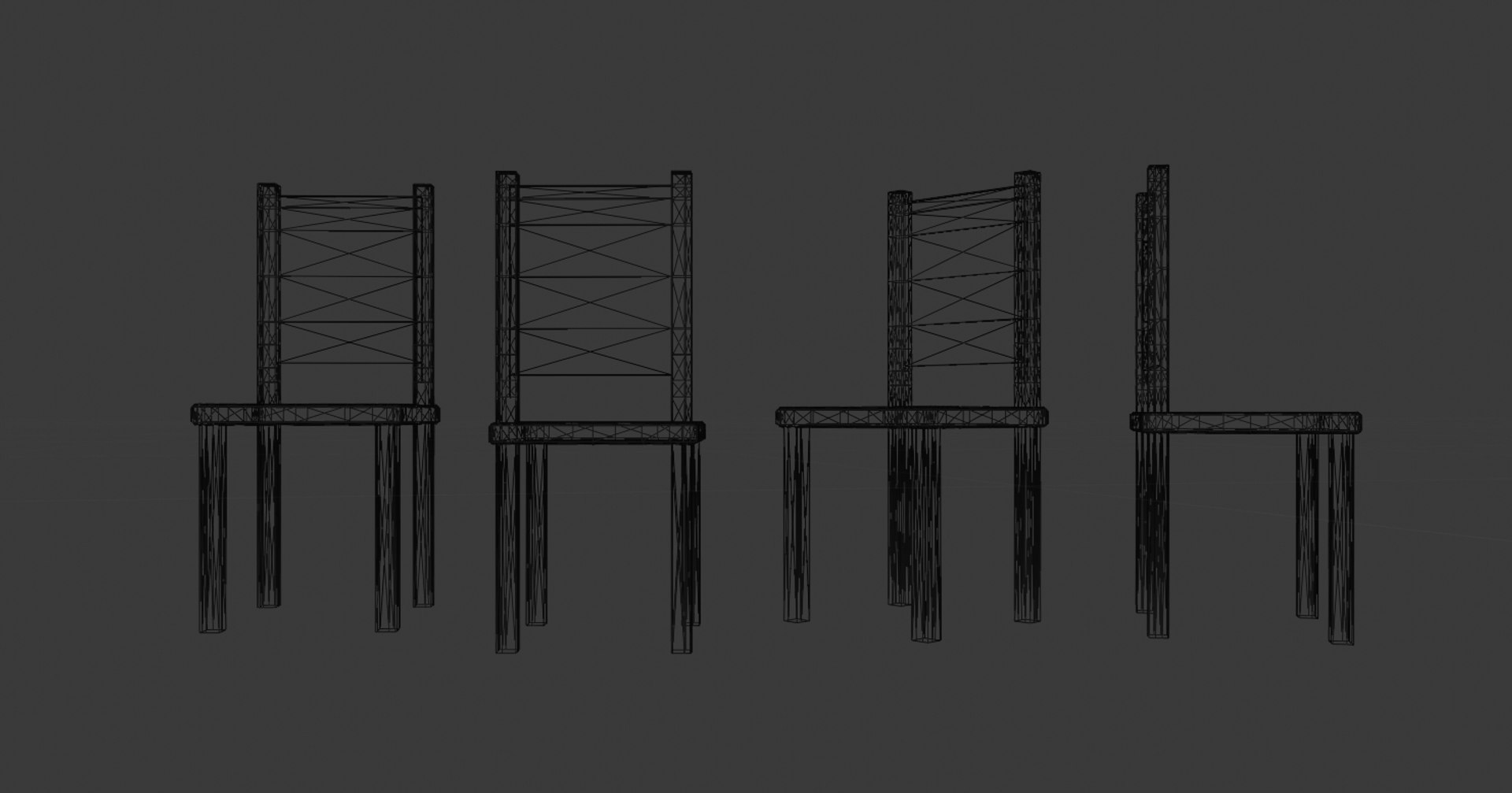 3D Simple Chairs - TurboSquid 1562902