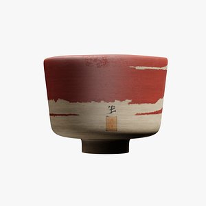 Japanese Ukiyo-e Cup 3D