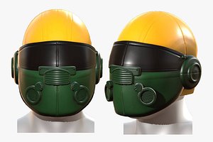3D mask helmet