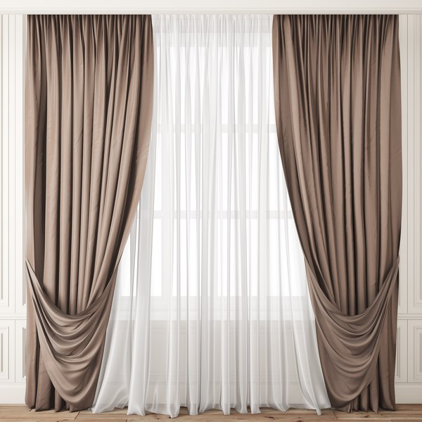 Curtain 3D - TurboSquid 1232260
