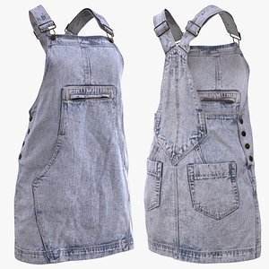 Man and Woman in Denim Dress 100 model