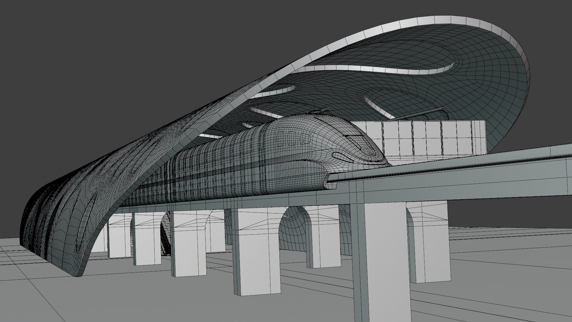 Maglev stations collection IV 2024 3D model - TurboSquid 2174124