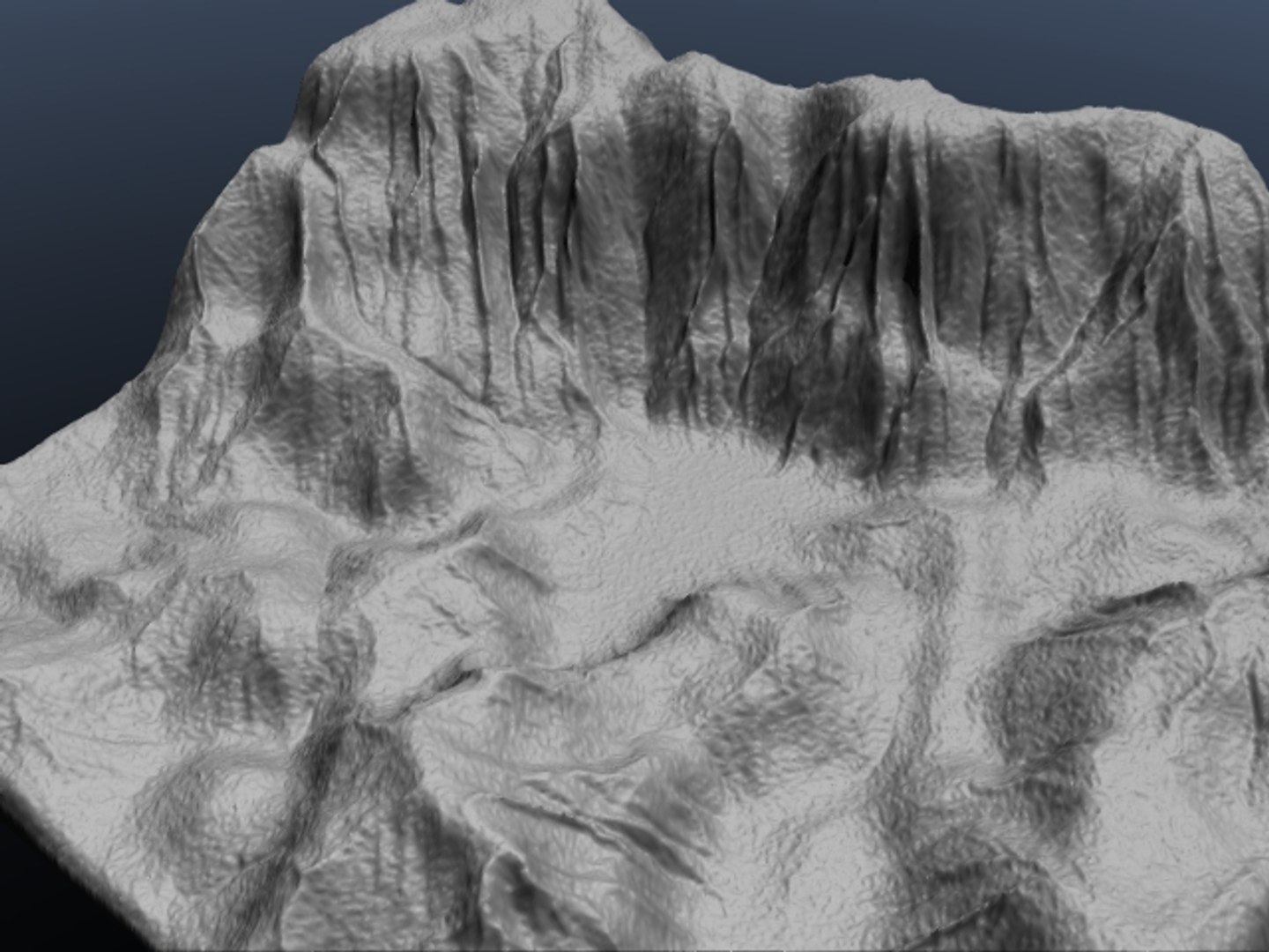 3d model valley