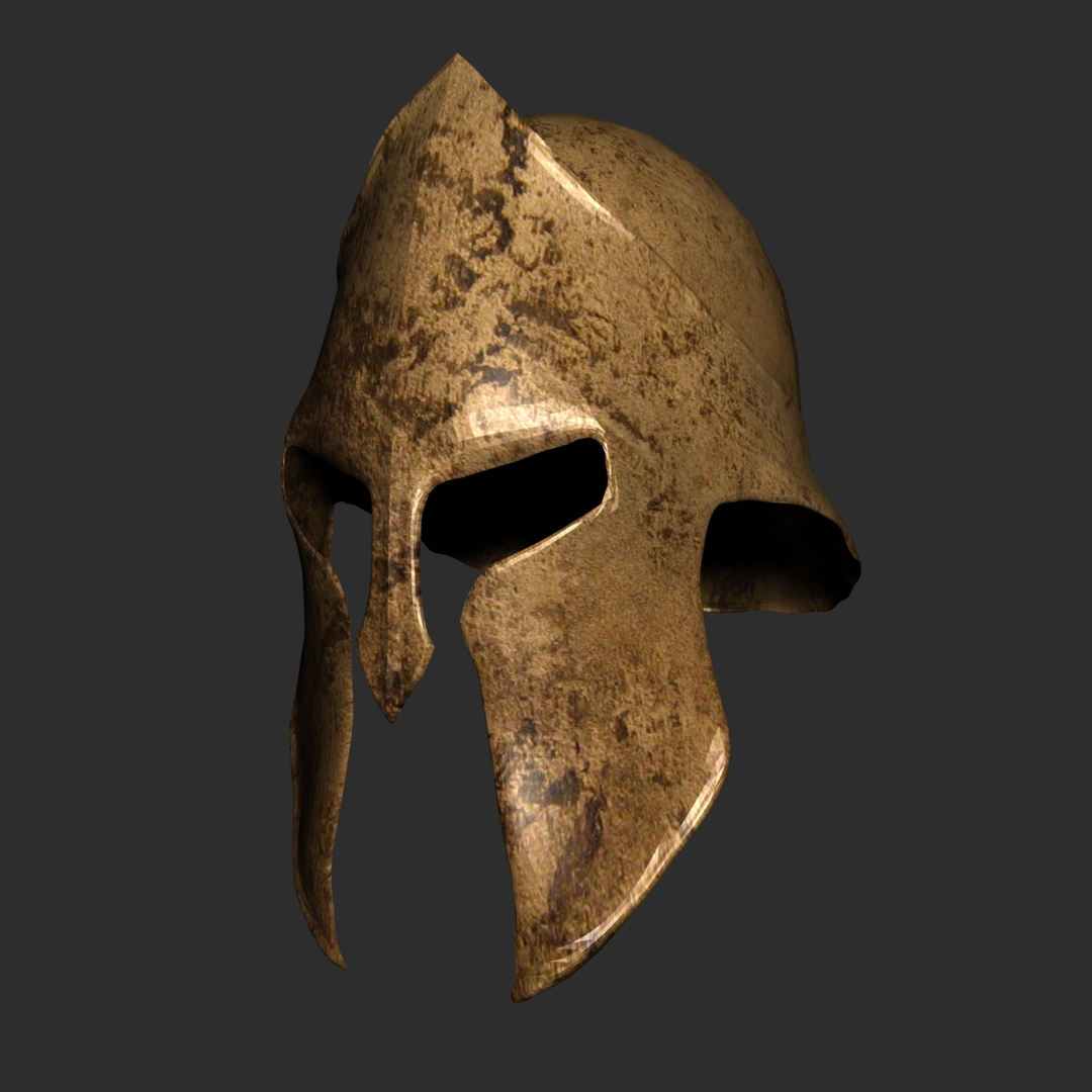 spartan helmet 3d max