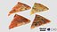 3D model Pizza Pieces Collection