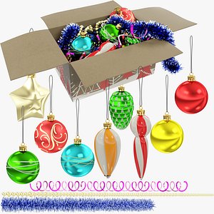 Christmas Balls and Decorations Collection V1