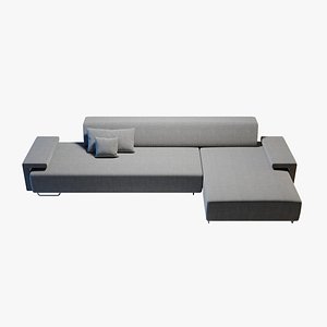 3D Moroso Lowland Sofa model
