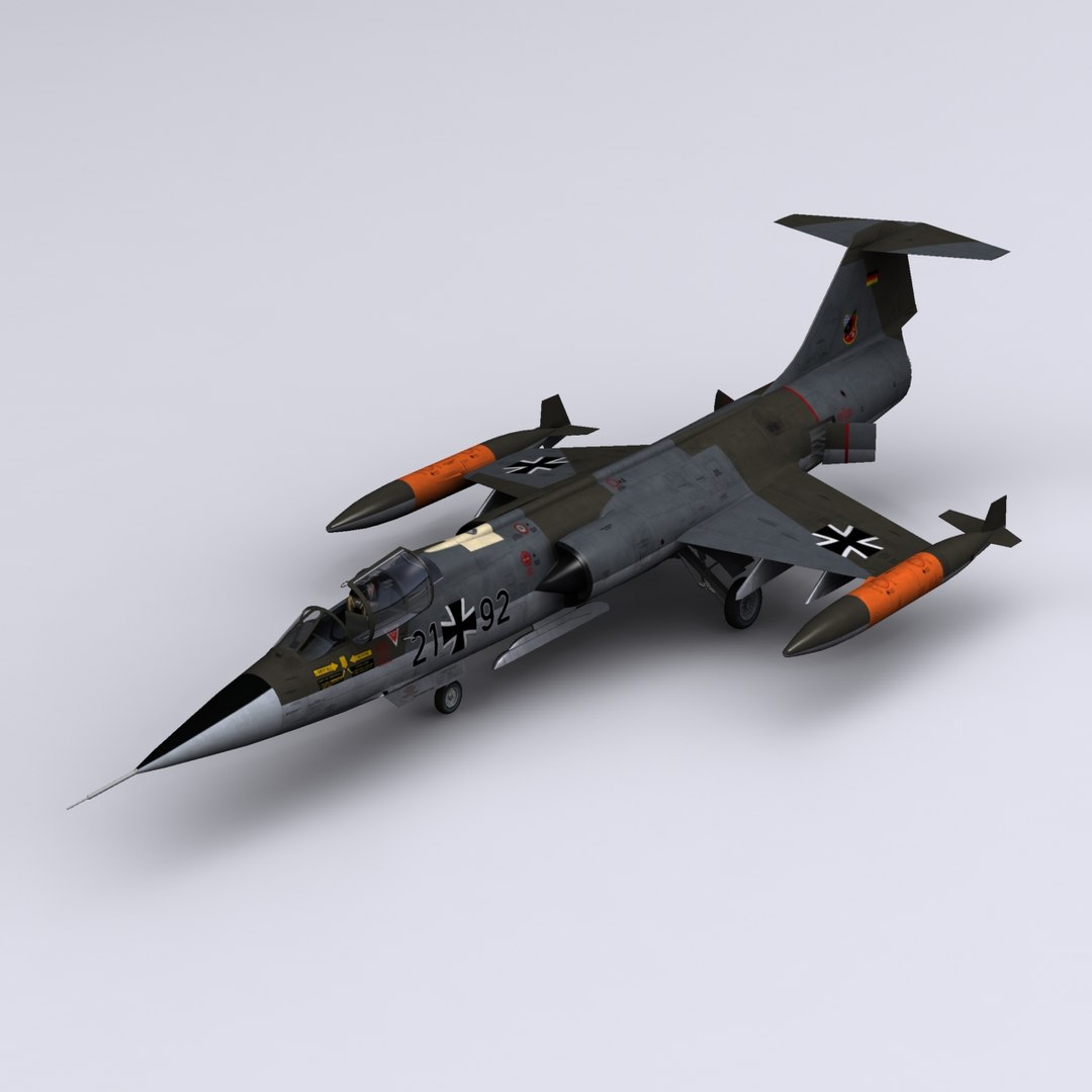 starfighter f-104g 32 3d max https://p.turbosquid.com/ts-thumb/Vx/GCthoC/hQUHhlc0/104g02/jpg/1413796156/1920x1080/fit_q87/0f61ba2ca9a4e260d8145aa001cd44a4c5ff4dad/104g02.jpg