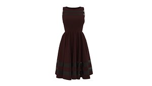 dress real 3D model