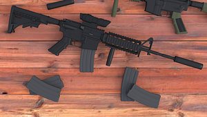 3d model m4a1 scope