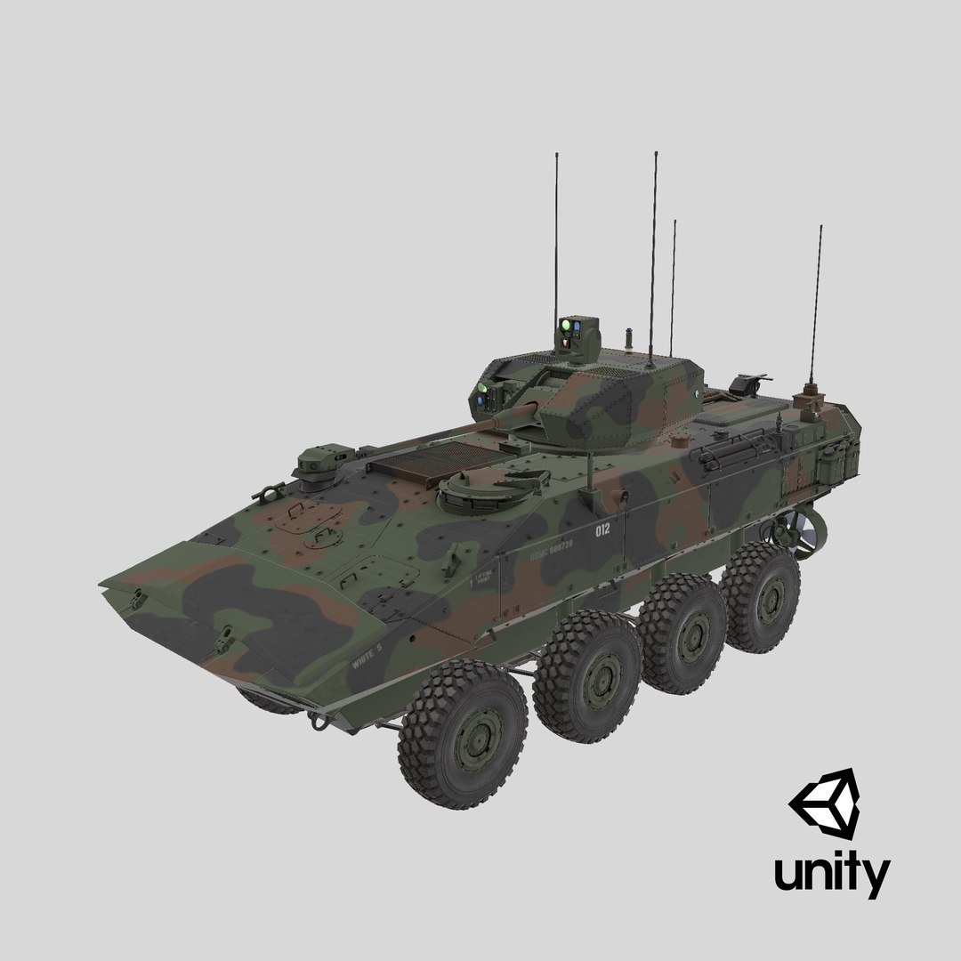 3D Model US Amphibious Combat Vehicle ACV With 30mm Gun - TurboSquid ...