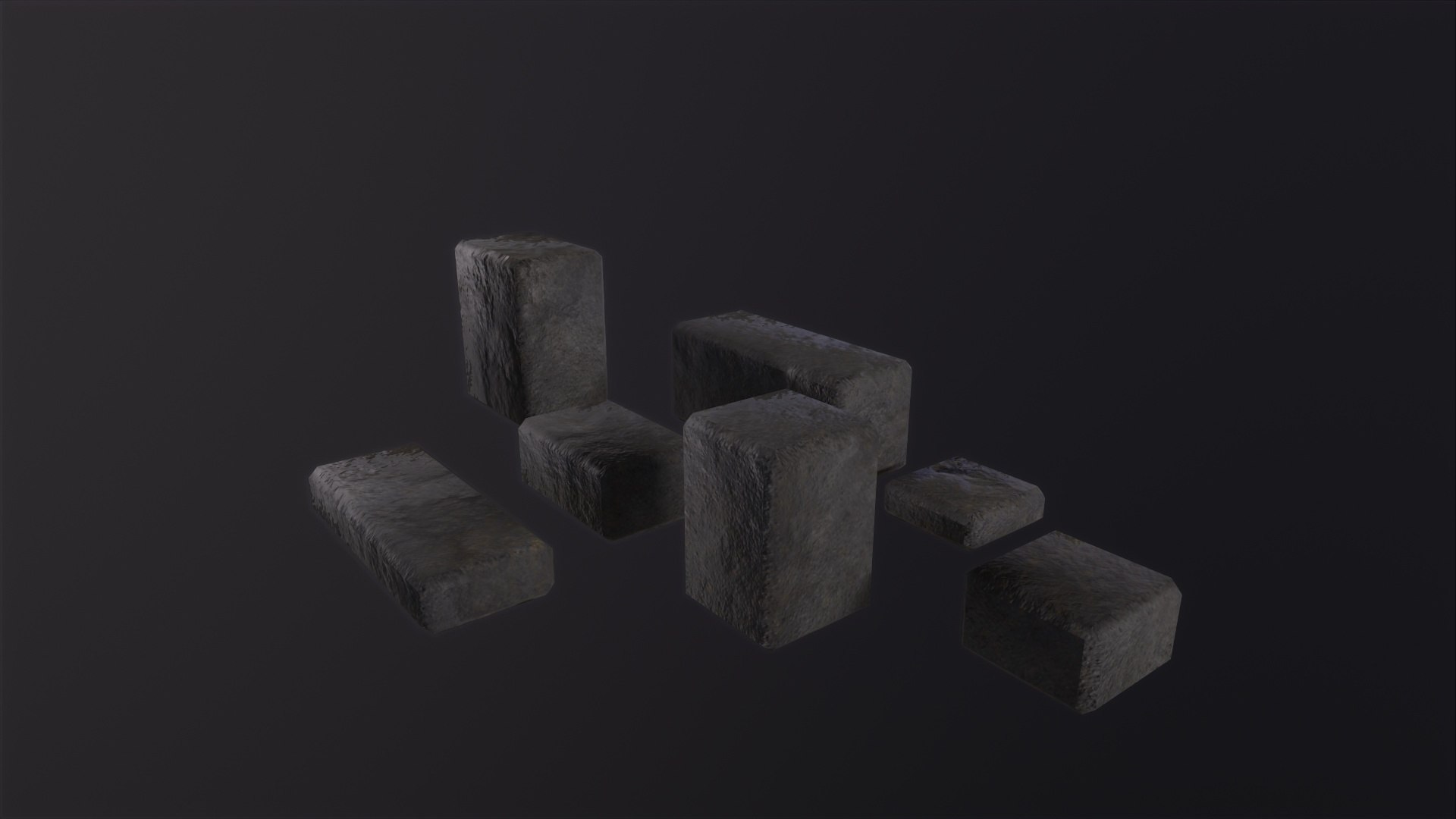 Stone Bricks Model - TurboSquid 2118673