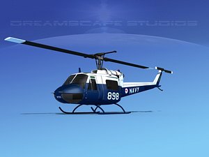 military bell uh-1b iroquois model