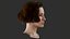 3D Realistic model of female head Anna