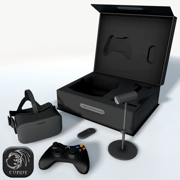 Pacote Oculus Rift low poly Modelo 3D - TurboSquid 997712