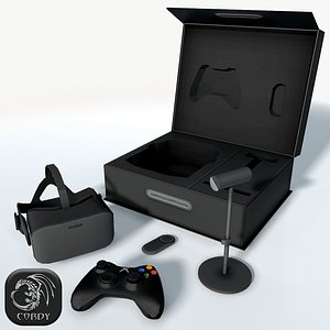 Oculus Rift package low poly