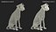 座っている犬ボクサー