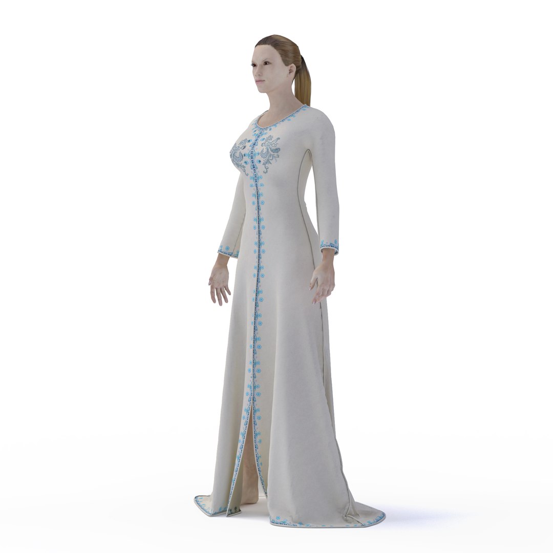 Character Female Cloth 3D - TurboSquid 1591172