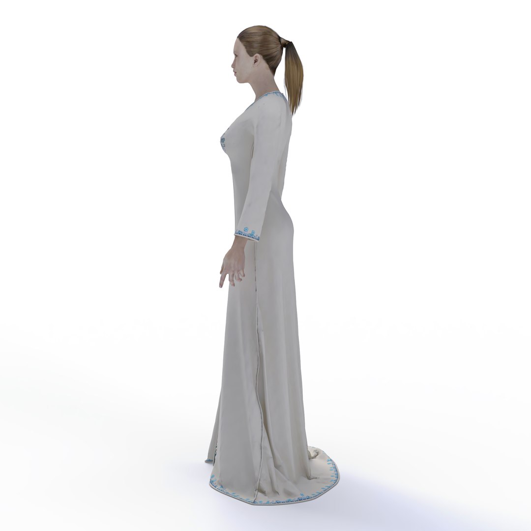 Character Female Cloth 3D - TurboSquid 1591172