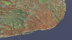 Lisbon Portugal - city and urban model