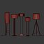 5 Floor Lamps Set 1