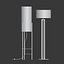 5 Floor Lamps Set 1