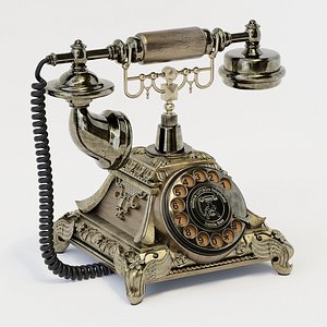 3D model Retro Rotary Phone