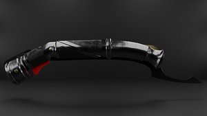 3D count dooku s lightsaber model